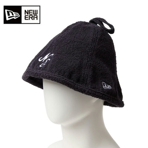 【ブラックフライデー★最大1500円OFFクーポン】ニューエラ サウナハット パイル クラシックロゴ ネイビー ユニセックス 25FW 14669930 ネイビ...