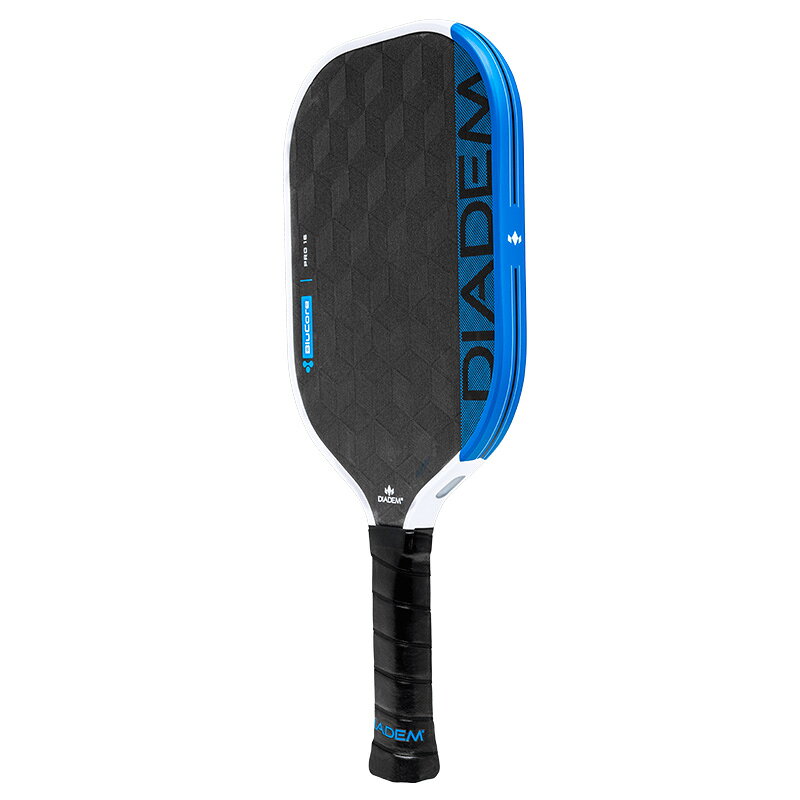アクトス楽天市場店のDIADEM ピックルボールパドル EDGE BLUCORE PRO16 25FW ブルー×ホワイト TPA022 ダイアデム PICKLEBALL PADDLE ラケット エッジ ブルーコア プロ16｜アングル3