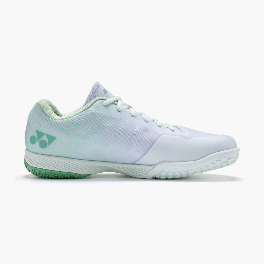 アクトス楽天市場店のYONEX　パワークッションエアラスZワイド　SHBAZ2W-136　2026SS　ホワイト／グリーン　ローカット　4E　体育館　室内用　室内シューズ　バドミントン用　バドミントンシューズ　ヨネックス　POWER CUSHION AERUS Z WIDE｜アングル3