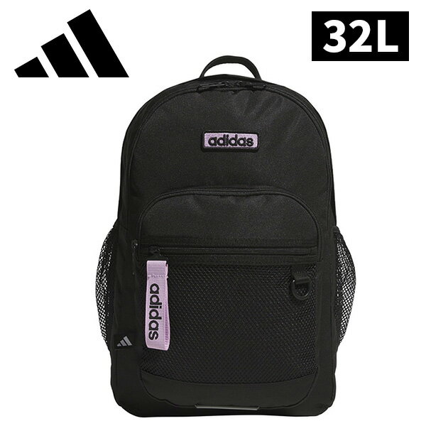 乐天商城 - アディダス イトゥ スクール バックパック リニアロゴ 32L ウィメンズ 26SS ブラック KE7431 カバン リュック 黒 大容量 レディス メンズ 学生 adidas