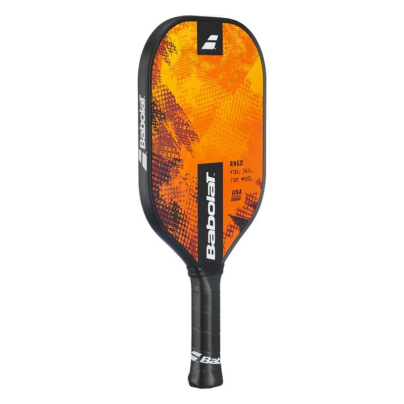 アクトス楽天市場店のBabolat ピックルボールパドル PADDLE RNGD レネゲード オレンジ/ブラック 160027 バボラ ラケット｜アングル3