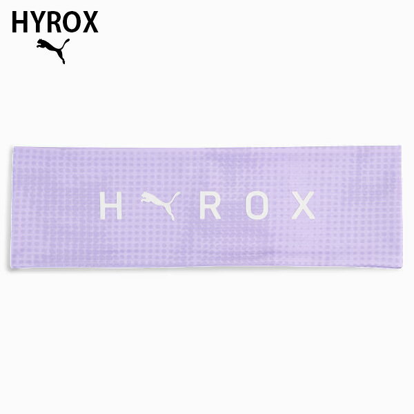 PUMA x HYROX ヘッドバンド ユニセックス 26FW ライトラベンダー 027290_01 トレーニング ヘアバンド プーマ ハイロックス メンズ レディース ヘアアクセサリー