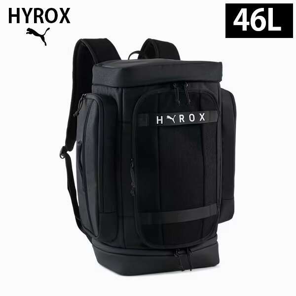 PUMA x HYROX バックパック 46L ユニセックス 26FW ブラック 091611_01 トレーニング プーマ ハイロックス メンズ レディース レディス