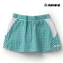 ADMIRAL アドミラル ギンガムチェックスリットヘムスコート ATLA415 060 グリーン 2024SS レデイ-ス テニス スコート おしゃれ 練習着 ボトムス おすすめ(4)