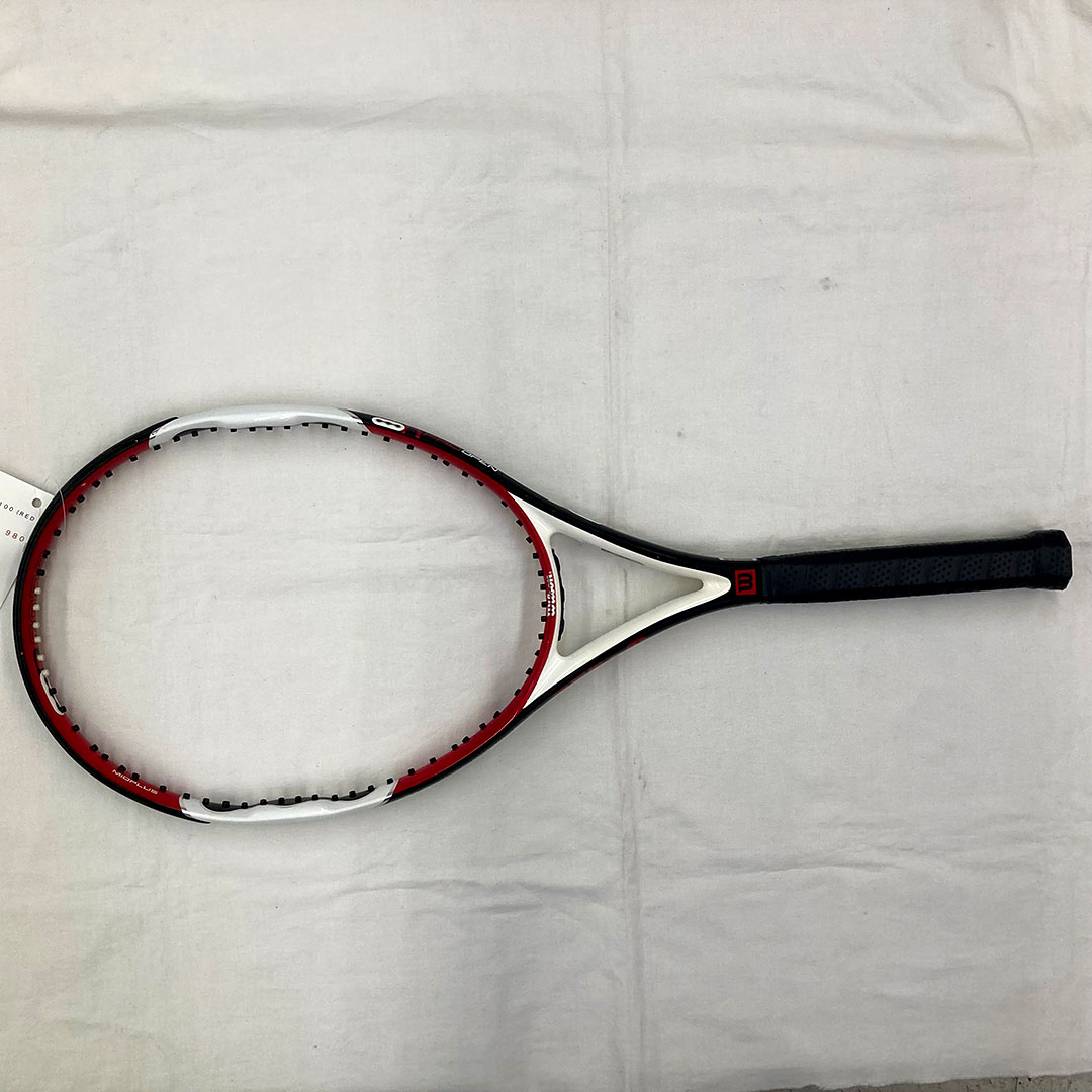 【マラソン限定最大ポイント5倍】【中古ラケット】ウィルソン nプロオープン100（RED）