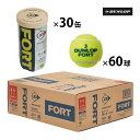 ダンロップ フォート2 DUNLOP FORT2 1箱 30缶 60球入 硬式 テニスボール 大会使用球