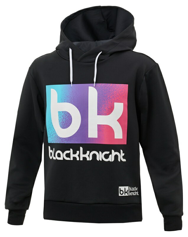 【ブラックフライデー★最大1500円OFFクーポン】Black knight フードパーカー ブラック Mサイズ T-5463U..