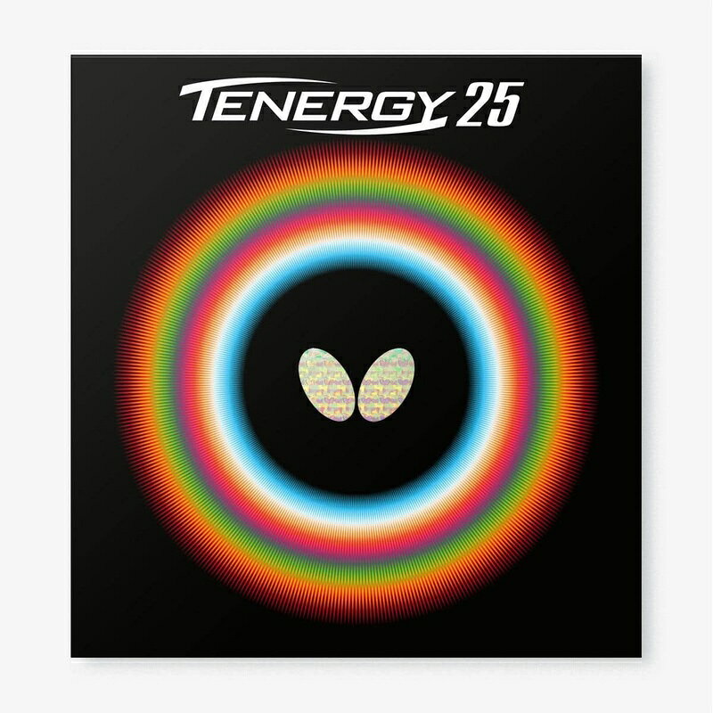 Rakuten - 【3日20時〜スーパーSALE終了まで店内最大P10倍】Butterfly テナジー・25 レッド 1.9mm 05810 006 バタフライ 卓球 ラバー