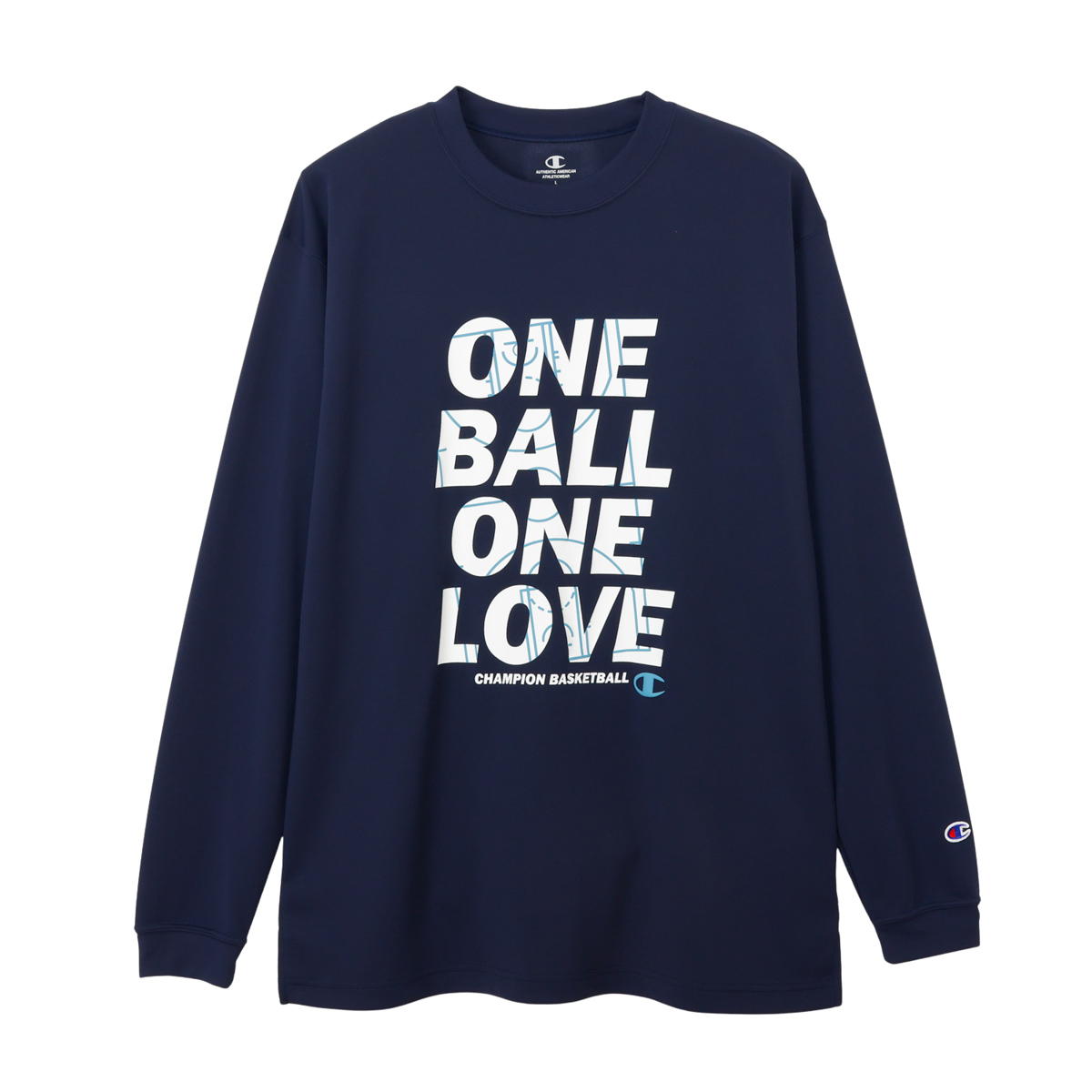 Champion LONG SLEEVE ネイビー XL C3-CB427 370 チャンピオン BASKETBALL ウェア（メンズ・ユニ）