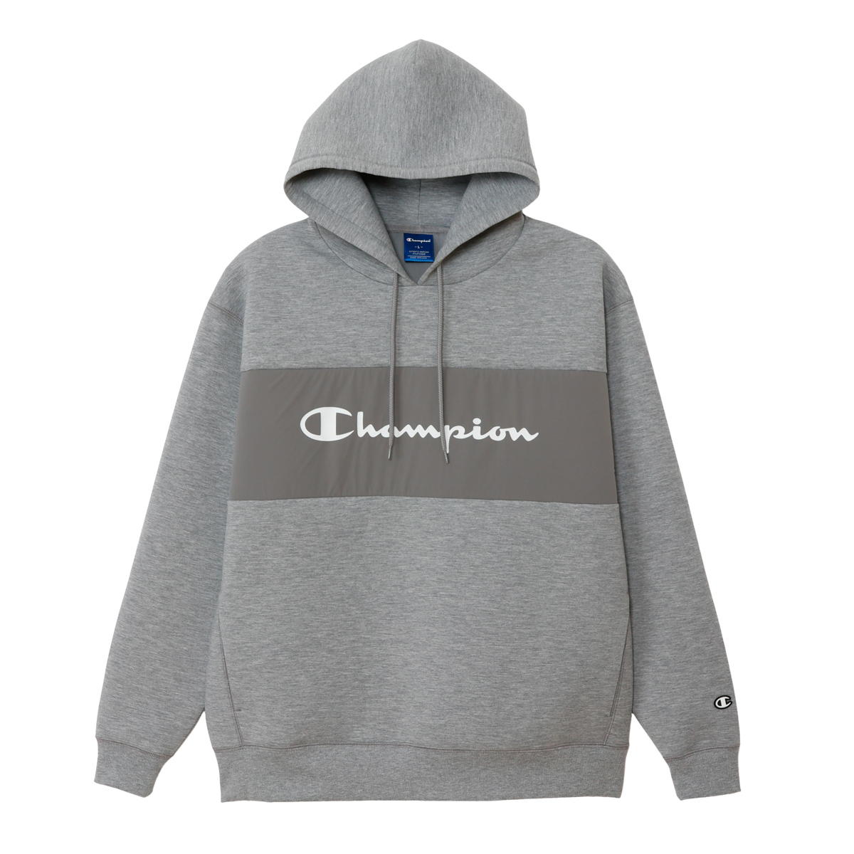 【1/1～4 新春初売り★最大1,000円オフクーポン】Champion TW 3LS HOODED オックスフォードグレー XL C3-CS110 070 チャンピオン MEN’S SPORTS ウェア（メンズ）
