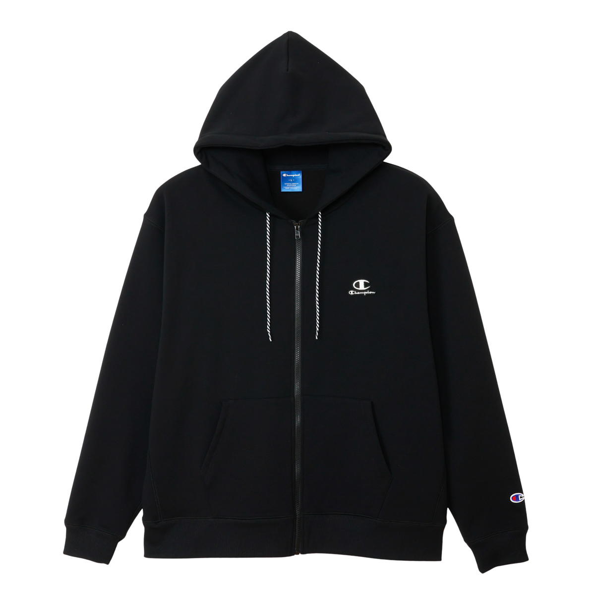 【24日18時～30時間限定★ショップP最大10倍】Champion TWT ZIP HOODED ブラック M C3-CS114 090 チャンピオン MEN’S SPORTS ウェア（メンズ）