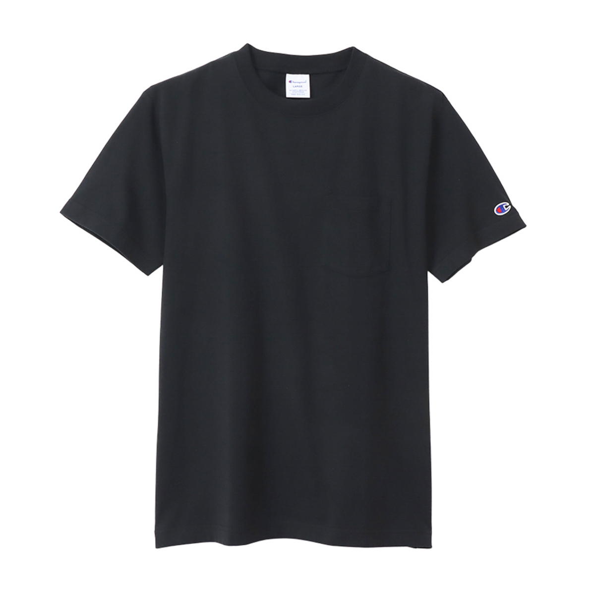 乐天商城 - Champion SHORT SLEEVE POCKET T ブラック M C3-X357 090 チャンピオン BASIC ウェア（メンズ・ユニ）