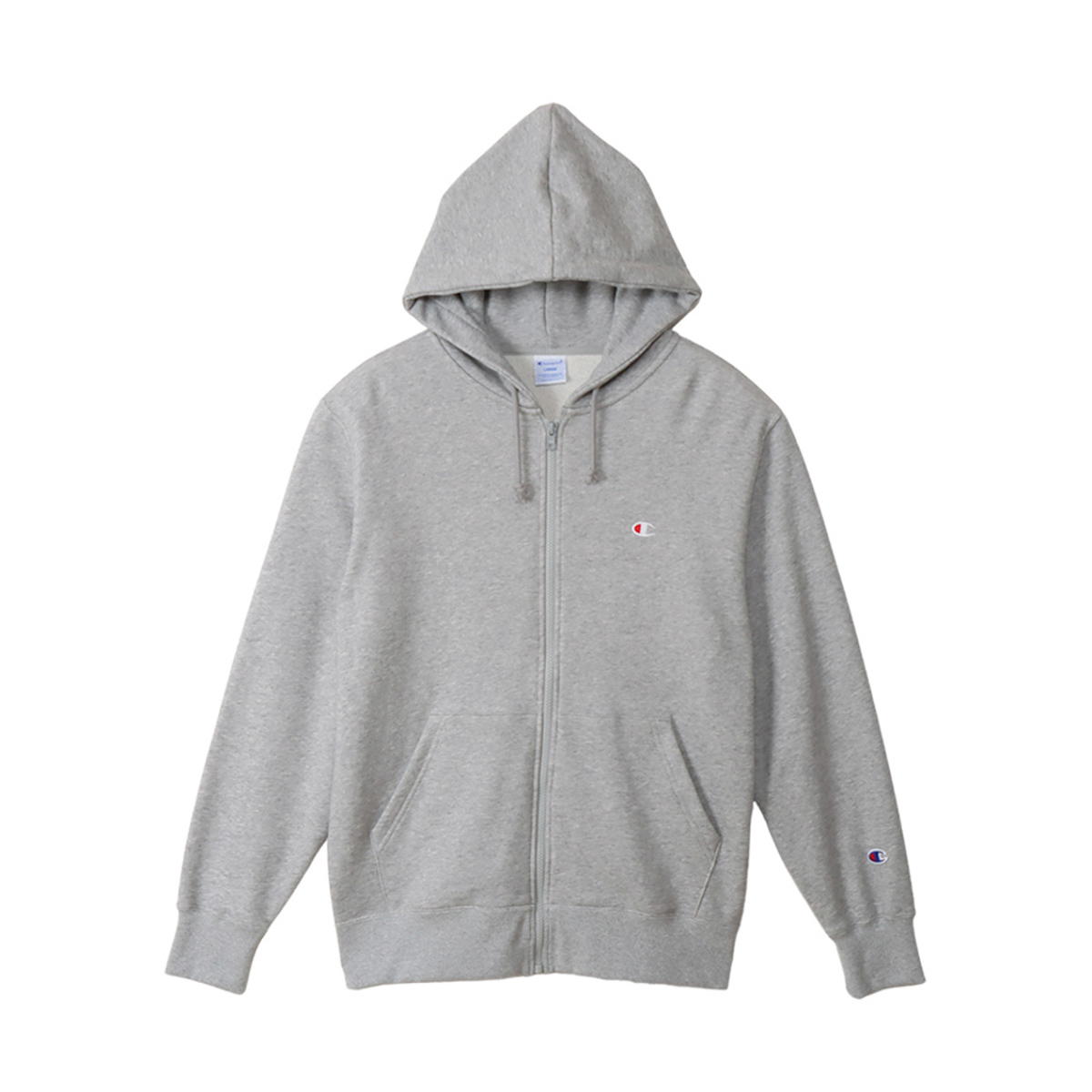 【ブラックフライデー★最大1500円OFFクーポン】Champion ZIP HOODED SWEAT オックスフォードグレー L C3-Y137 070 チャンピオン BASIC ウェア（メンズ・ユニ）