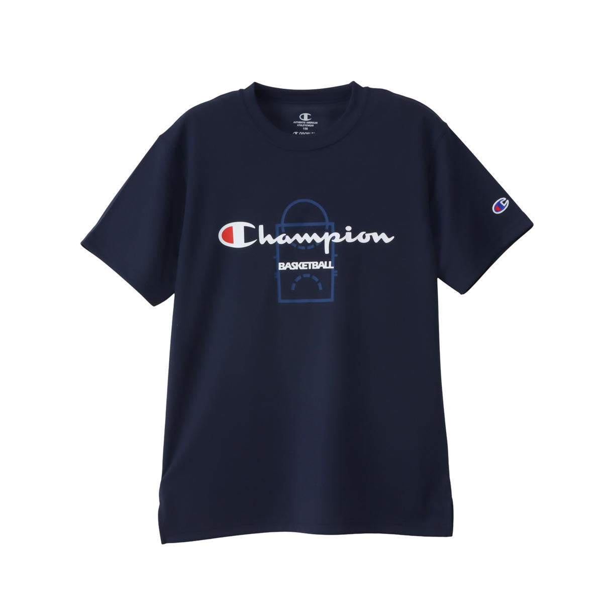 Champion SHORT SLEEVE ネイビー 140 CK-CB337 370 チャンピオン BASKETBALL ウェア（キッズ）