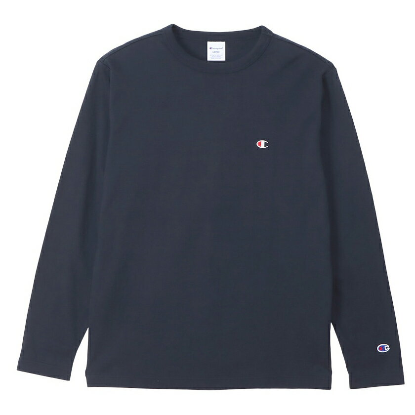 【ブラックフライデー★最大1500円OFFクーポン】Champion LONG SLEEVE T-SH ネイビー XL C3-Y428 370 チャンピオン BASIC ウェア（メンズ・ユニ）