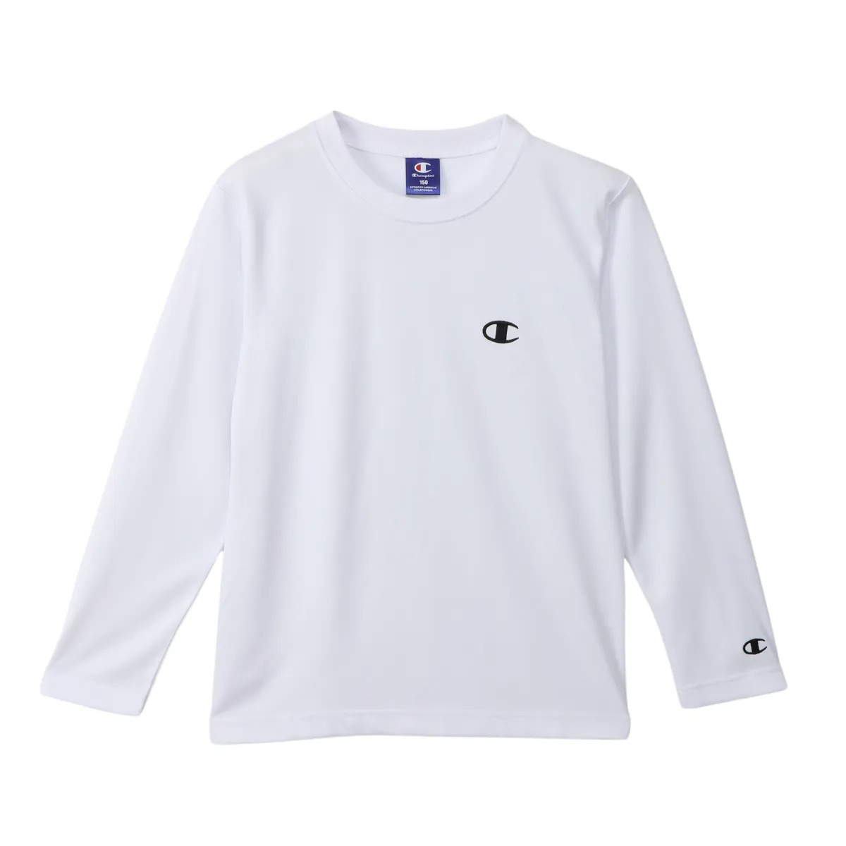 Rakuten - Champion LONG SLEEVE T-SHIRT ホワイト 160 CK-BS401 010 チャンピオン KIDS SCHOOL ウェア（キッズ）