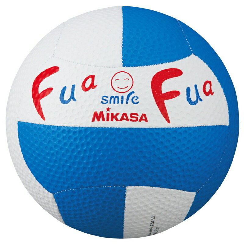 Rakuten - 【3日20時〜スーパーSALE終了まで店内最大P10倍】MIKASA ふあふあドッジ2号 縫い 約150g 白青 FFD2-WB ミカサ ドッジボール ボール