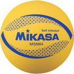 【ブラックフライデー★最大1500円OFFクーポン】MIKASA ソフトバレー円周64cm 約150g 黄 MSN64-Y ミカサ..