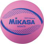 【ブラックフライデー★最大1500円OFFクーポン】MIKASA ソフトバレー円周78cm 約210g ピンク MSN78-P ミ..