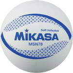 【ブラックフライデー★最大1500円OFFクーポン】MIKASA ソフトバレー円周78cm 約210g 白 MSN78-W ミカサ..