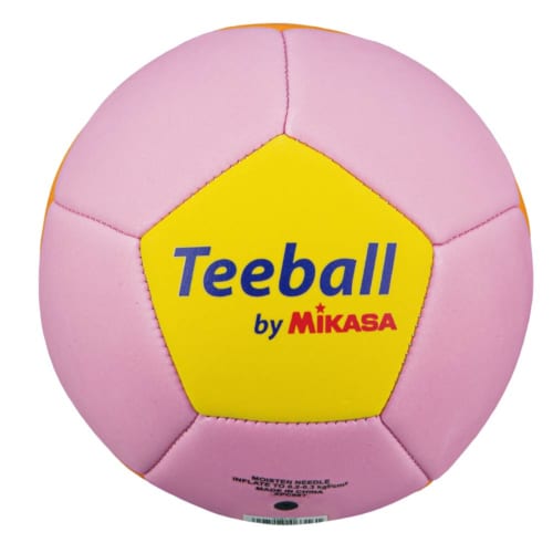 Rakuten - 【3日20時〜スーパーSALE終了まで店内最大P10倍】MIKASA ティーボール オレンジピンク 約150g 円周44cm STBY-OP ミカサ スマイルボール ボール