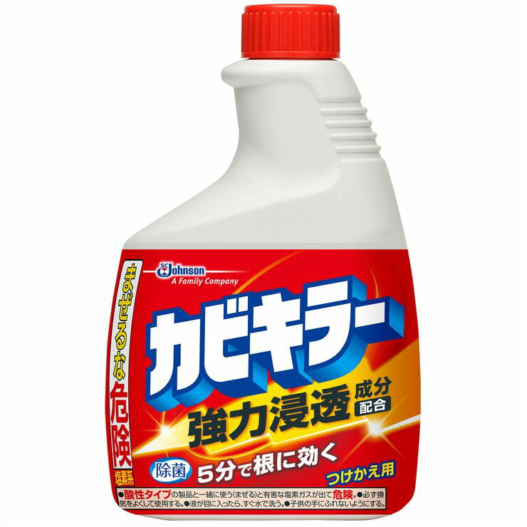 ジョンソン カビキラー 替400g [4901609020047]商品名：カビキラー　替400gメーカー：ジョンソンJAN：4901609020047※ お客様へ商品をより早くお届けする為、いただいたご注文の処理を自動で行っております。そのため、[予約販売]と表記されている商品以外のご注文の際、ご注文完了後のキャンセルやカラー・サイズの変更、発送先の変更などのお受け付けをお断りいたしますことを予めご了承ください。※ 商品の入荷時期により、色合いなどが変わってきます。複数購入された方や、前回購入された方で仕様や色合いが違う等のクレームは一切お受けできません。※ 輸送時の擦れや細かなキズがある場合がございます。必ずご理解の上ご購入ください。※ 商品到着後7日以内の初期不良のみ交換いたします。7日以降、また、加工された商品はどの様な理由であれ、交換対象外となりますのでご了承ください。型番：4901609020047Barcode：4901609020047[検索キーワード]キッチン 日用品 文具 掃除用具 洗剤 防カビ洗剤日用品 文房具 手芸用品 柔軟剤 バス お風呂用洗剤 その他バス nts_cat03CamPleasure