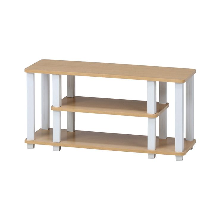 【メーカー直送】 不二貿易 フィット TVラック W80 NA×WH 5069 99911 KNS