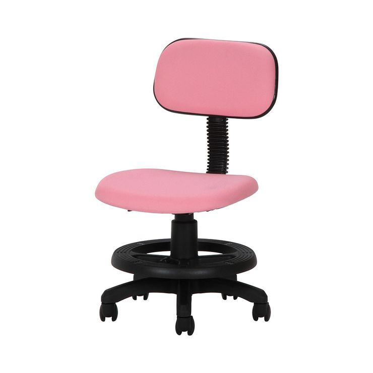 【メーカー直送】 不二貿易 学童チェアー ブラック／ピンク FB-004A 82690 KNS