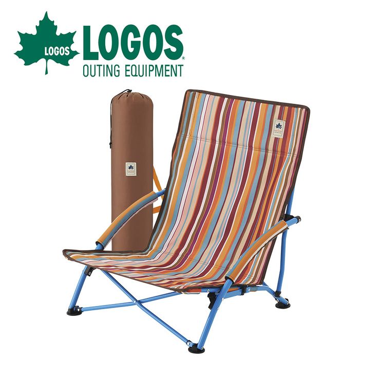 【期間限定★クーポンで10%OFF】LOGOS ロゴス あぐらチェアプラス(オレンジストライプ) テレビで人気のアウトドア商品として紹介されました! 73173027 73173027 KNS通販格安セール情報 楽天 通販