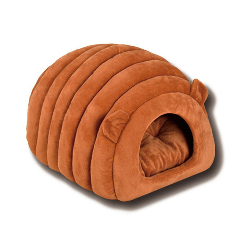 猫ベッド 秋冬防寒 犬 猫ベッド ペットハウス 子犬用ベッド ペットソファ ドーム型 ホカホカ ぐっすり眠れる 寒さ対策 クッション 寝袋 全4色
