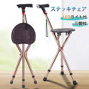 ステッキチェア 杖 高齢者適用 ステッキ椅子 LEDライト付き 5段調整多点杖 折りたたみステッキ 軽量 釣り用 コンパクト椅子 歩行補助杖 耐荷重120Kg 軽量 伸縮式 ステッキ 杖椅子 三脚杖 ゴルフ観戦 行列待ち最適 父の日 母の日 敬老の日 プレゼント ギフト 母の日 父の日