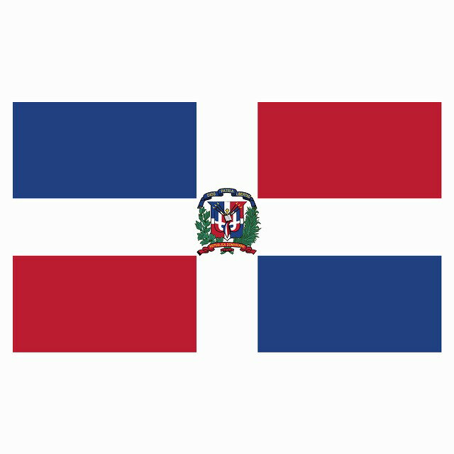 270x155mm ドミニカ Dominica 国旗 ステッカー シール National Flag 国 旗 塩ビ製