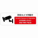 防犯カメラ作動中 インバウンド 多言語 英語 中国語 韓国語 対応 サインステッカー シール ピクトサイン 長方形 商業施設 飲食店 旅館 ホテル レンタル イベント 表示 場所 掲示 案内板 注意喚起 防水 屋内 屋外