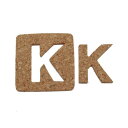 KB45-K コルク抜文字　K　45x3mm【光 切