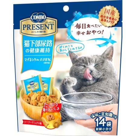 コンボプレゼント キャット 猫下部尿路の健康維持 42g【日本ペット ペット キャット 猫 フード エサ ドライ】