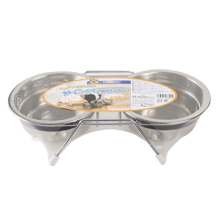 ドギーマン カタカタ鳴らないツインディッシュ M【RCP】