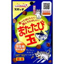 またたび純末をコーティングした「ねこちゃん大好き　かつお味」のコミュニケーションスナック。少し大きめの粒で猫が遊んだり、食べたりします。食欲の落ちた猫、ストレスが溜まっている猫、オーナー様が一緒に遊びたい時などに。【仕様】●内容量：15g【スマック キャットフード おやつ】