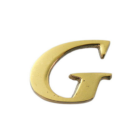 真鍮ゴールド文字 大文字G QL20-G