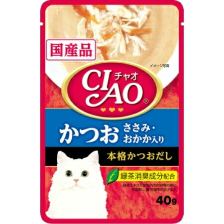 CIAOパウチ かつお ささみ・おかか入