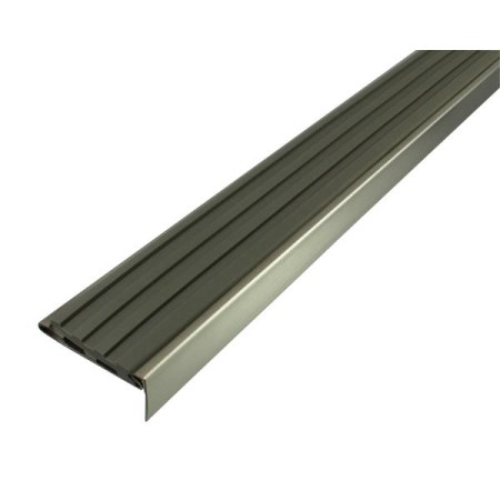 D105-1m ノンスリップタイヤ付 グレー 穴アキ D105-1H-8【日中製作所 安全 滑り止め 滑り止め・段差 D105-1H-8】