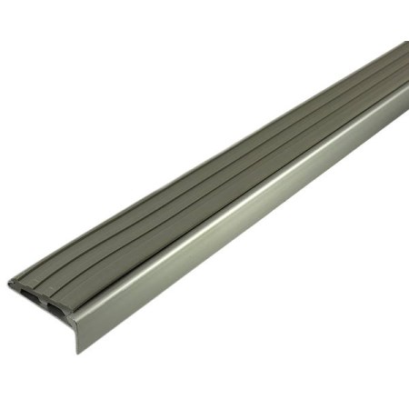 D112-1m ノンスリップタイヤ付 ライトグレー 穴アキ D112-1H-16【日中製作所 安全 滑り止め 滑り止め・段差 D112-1H-16】