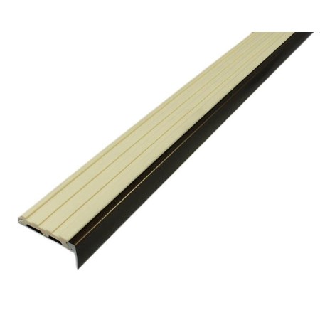 D112U-1m ノンスリップタイヤ付 アイボリー 穴アキ D112U-1H-9【日中製作所 安全 滑り止め 滑り止め・段差 D112U-1H-9】