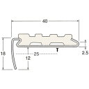 D105-1m ノンスリップタイヤ付 アイボリー 穴アキ D105-1H-9【日中製作所 安全 滑り止め 滑り止め・段差 D105-1H-9】 2