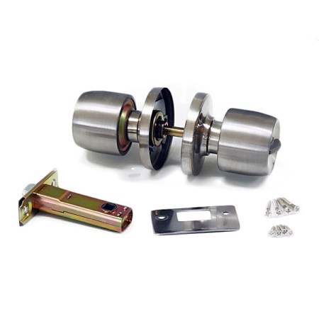 握玉タイプ 室内錠 表示錠 バックセット60mm NP260-W【ハイロジック 建築金物 錠前 室内錠 室内用握り玉　チューブラ錠 内鍵つき NP260-W】