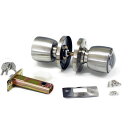 握玉タイプ 室内錠 鍵付間仕切錠 バックセット60mm 3本キー NP261-ML【日中製作所 建築金物 錠前 室内錠 NP261-ML】