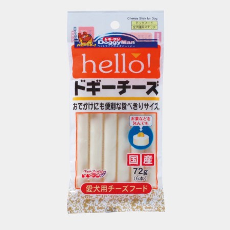 【ポスト投函対応可】hello！ ドギーチーズ 72g（6本）