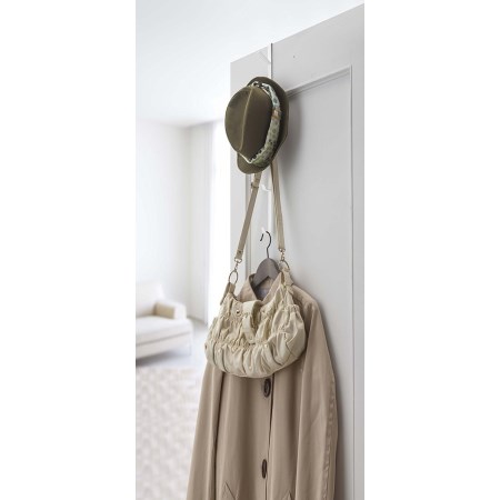 ドアハンガー スマート ロング ホワイト【山崎実業 ハンガー ラック 収納】