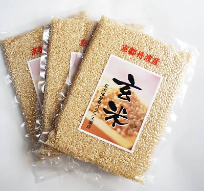 京都丹波の玄米 お試しパック300g×3袋セット 京都産米令和2年産米 京丹波産 こしひかり玄米 新包装 源流水耕作 コシヒカリ