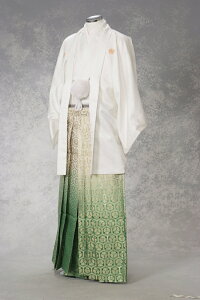 【レンタル】NO16 【紋付袴レンタル】【白:グリーン撫子】【着物レンタル】【紋付き】【紋服】【紋服レンタル】【男物羽織袴】【結婚式】【新郎衣裳】【成人式】【卒業式】【足袋まで付いたフルセット】【175cm-178cm対応】通販セール