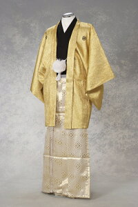 【レンタル】NO53【紋付袴レンタル】【金:金菱】【紋服】【紋服レンタル】【男物羽織袴】【結婚式】【新郎衣裳】【成人式】【卒業式】【足袋まで付いたフルセット】【170cm-178cm対応】【色打掛・白無垢セットでセット割有】バーゲン